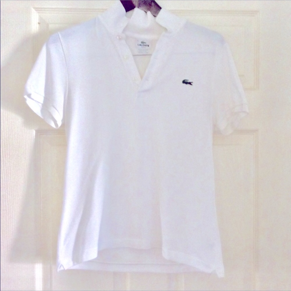 Lacoste Women’s White Polo Shirt—Small